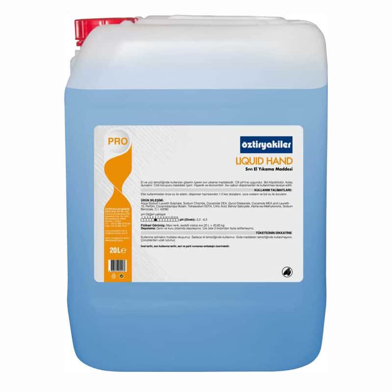 Öztiryakiler Sıvı El Yıkama Maddesi, Liquid, 20 lt