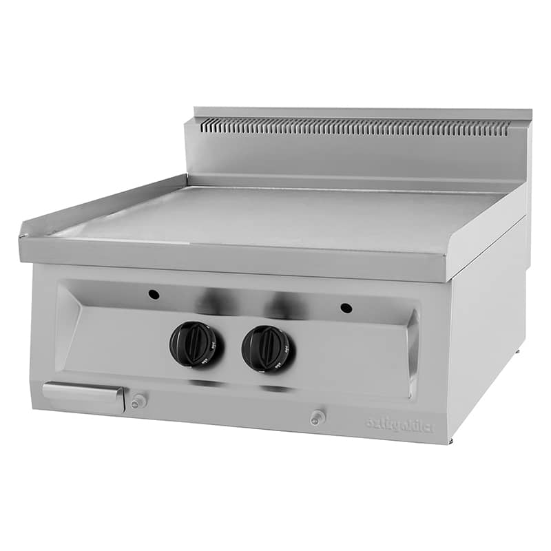 Öztiryakiler Gazlı Grill Plate, Düz, Sert Krom Kaplı, 70x65x30 cm OGPG 7063 PS