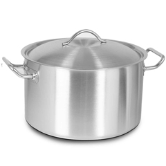 Öztiryakiler Kapaklı Silindirik Tencere, 35 Litre, 50x20 cm