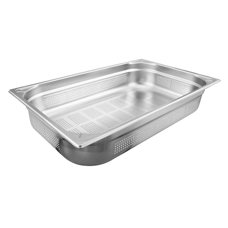 Öztiryakiler Köşe Desenli Delikli Gastronom Küvet, 15 cm, GNP 1/1
