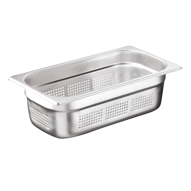 Öztiryakiler Köşe Desenli Delikli Gastronom Küvet, 15 cm, Gnp 1/3