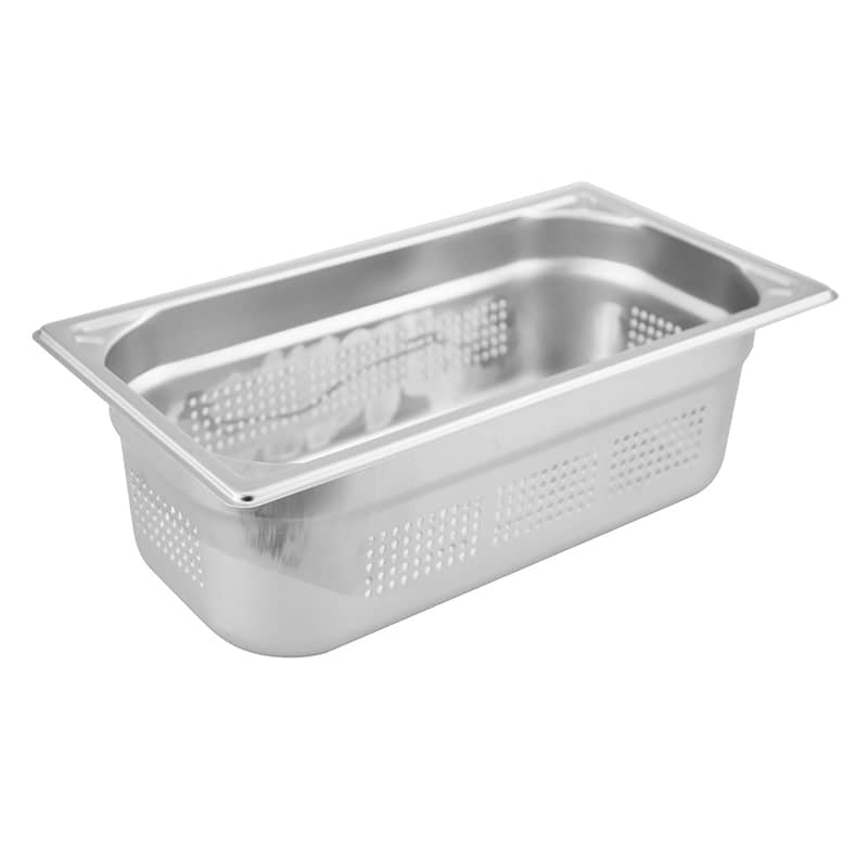 Öztiryakiler Köşe Desenli Delikli Gastronom Küvet, 2 cm, Gnp 1/3