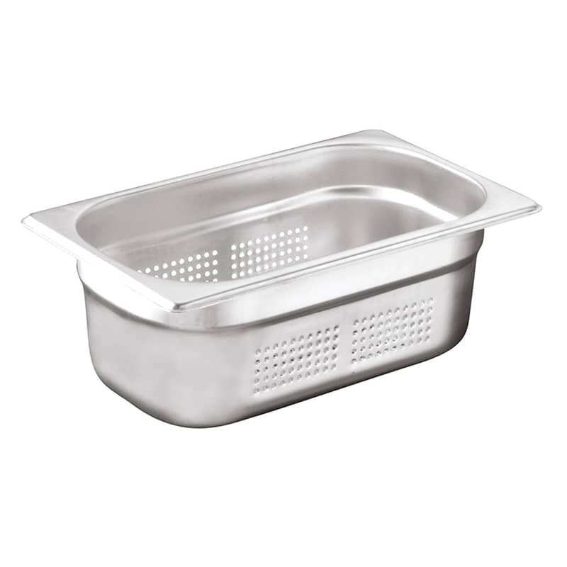 Öztiryakiler Köşe Desenli Delikli Gastronom Küvet, 2 cm, Gnp 1/4