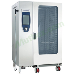Öztiryakiler OKFG 202 C Gazlı Kombi Fırın, 20 x GN 2/1 Tepsili, Kit Arabalı