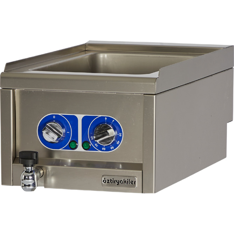 Öztiryakiler Optimum 900 Seri Set Üstü Bain Marie, Elektrikli, 40x90x30 cm, GN Kaplar Hariç, OBE 4090 E