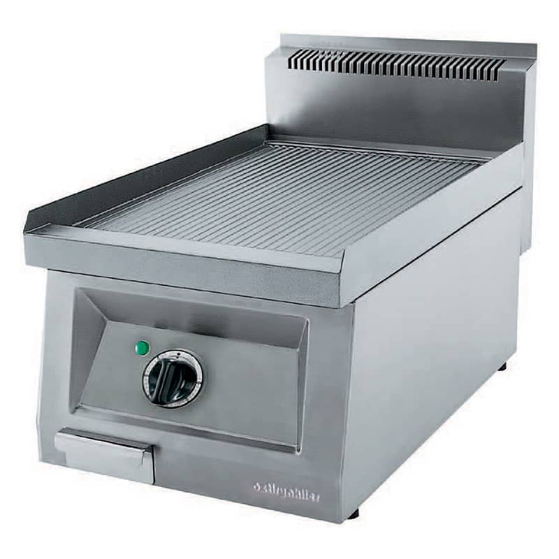Öztiryakiler Set Üstü Elektrikli Grill Plate, Oluklu, Gemi Model, 40x65 cm, OGP 4065 N S