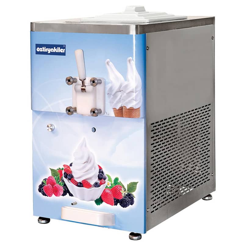 Öztiryakiler Tek Kollu Dondurma Makinesi, Set Üstü, 16 lt