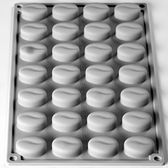 Pavoni GG066 Mini Coffee Silikon Kalıp, 30x17,5 cm