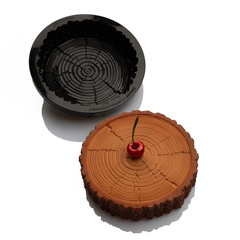 Pavoni KE100S Foresta Silikon Kek Kalıbı, 18x4,5 cm
