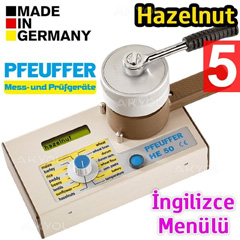 Pfeuffer HE 50-5 Kırmalı Tahıl Nem Ölçer, İngilizce Menülü