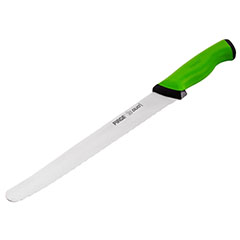 Pirge Duo Ekmek Bıçağı Pro 22,5 cm, Dişli, Yeşil