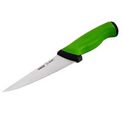 Pirge Duo Kasap Bıçağı, No: 1 Sivri -14,5 cm, Kırmızı