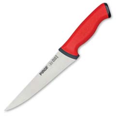 Pirge Duo Kasap Bıçağı, No: 2 Sivri -16,5 cm, Sarı