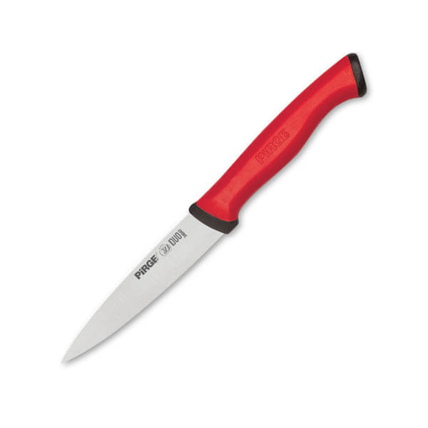 Pirge Duo Sebze Bıçağı Sivri 9 cm, Kırmızı