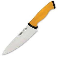 Pirge Duo Şef Bıçağı, 19 cm, Sarı