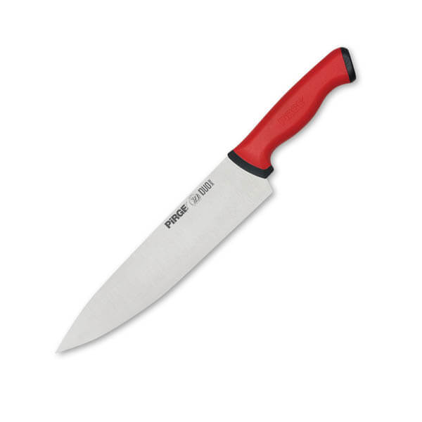 Pirge Duo Şef Bıçağı, 23 cm, Kırmızı