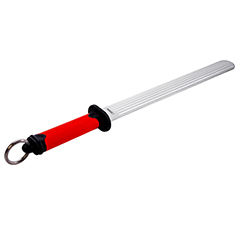 Pirge Duo Tam Yassı Oluklu Masat No 12, 30 cm, Kırmızı