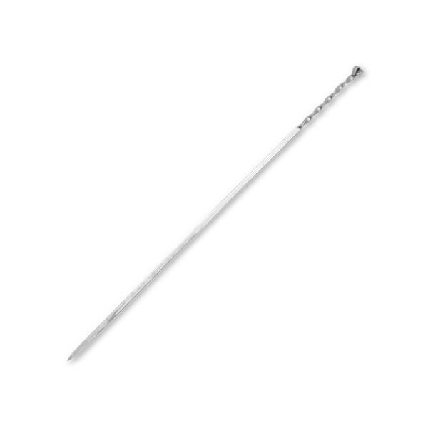 Pirge Galvaniz İnce Kare Şiş, 60 cm