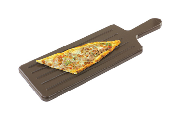 Polietilen Tırtıklı Pide Kesme Tahtası 48x15 cm, 2 cm Kalın