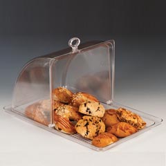 Zicco Polikarbon Fanus, Roll Top Kapaklı, 27x42x24 cm (ZCP.418+ZCP.054.P)