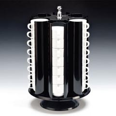 Zicco Polikarbon Fincan Standı, Döner, 48x30 cm