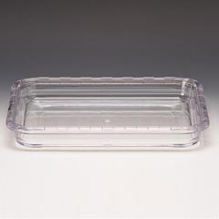 Zicco Polikarbon Meze Kabı, 32,5x26,5x4,5 cm, Şeffaf