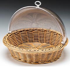 Zicco Polikarbon Roll Top Kapaklı Sepet, 41x11 cm