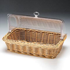 Zicco Polikarbon Roll Top Kapaklı Sepet, 44x29x11 cm