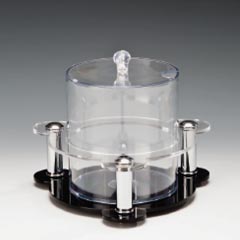 Zicco Polikarbon Sosluk Reçellik Standı, Tekli, 2,1 lt, 25x25x18 cm