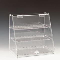 Zicco Polikarbon Tepsili Teşhir Standı, 3 Katlı,25x34x34 cm