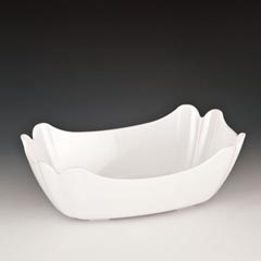 Zicco Polikarbon Teşhir Kasesi, 27x18x9 cm, Şeffaf