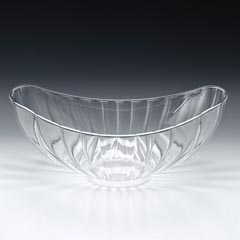 Zicco Polikarbon Teşhir Kasesi, Gondol, 42,5x25,5 cm, Şeffaf