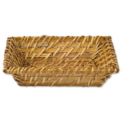 Epinox Rattan Dikdörtgen Sepet, 23 Cm, Açık, Hes-D23-A
