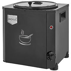 Remta CB18 Jumbo Çorba Kazanı, Elektrikli, 9 Litre Kapasiteli, Siyah