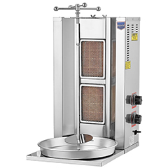 Remta D04 Döner Ocağı, 2 Radyanlı, Doğalgazlı, 20 kg Kapasiteli
