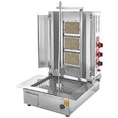Remta D06(A) Döner Ocağı, Alttan Motorlu, 3 Radyanlı, LPG'li, 30 kg Kapasiteli