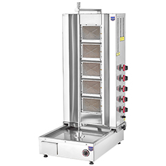 Remta D10(A) Döner Ocağı, Alttan Motorlu, 5 Radyanlı, Doğalgazlı, 60 kg Kapasiteli