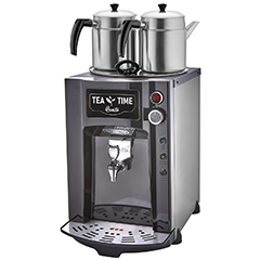 Remta DE12P Premium Jumbo Çay Makinesi, Elektrikli, 2 Demlikli, 15 Litre Kapasiteli , Siyah
