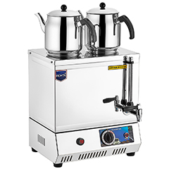 Remta EP05 40 Model Çay Ocağı, Elektrikli, Pleytsiz, 2 Demlikli, 29 Litre Kapasiteli
