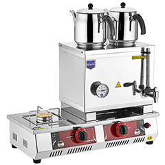 Remta N11 30 Model Çay Ocağı, Doğalgazlı, 2 Demlikli, 24 Litre Kapasiteli