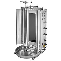 Remta SD16 Elektrikli Döner Ocağı, Camlı, Motorsuz, 4 Radyanlı, 50 kg Kapasiteli
