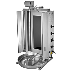 Remta SD17 Elektrikli Döner Ocağı, Üstten Motorlu, 4 Radyanlı, 50 kg Kapasiteli