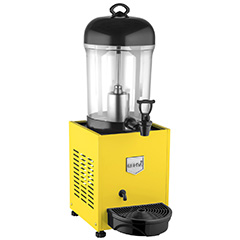 Remta ST18 Mini Şerbet ve Ayran Soğutma Makinesi, Karıştırıcılı, 7 Litre Kapasiteli, Sarı