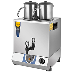 Remta TT02 Çift Cidarlı Çay Makinesi, Elektrikli, Pleytsiz, 2 Demlikli, 17 Litre Kapasiteli