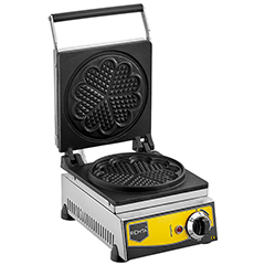 Remta W12 Tekli Çiçek Waffle Makinesi, 21 cm