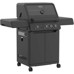 Rösle Allflame Peer 3 Gazlı Barbekü İstasyonu, Siyah
