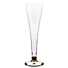 Rubikap DC.120 Tek Kullanımlık Şampanya Bardağı, 120 ml, Altın