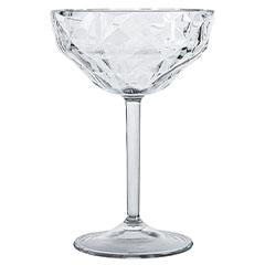 Rubikap EX.PM280 Exclusive Prizma Martini Bardağı, Polikarbon, 280 ml