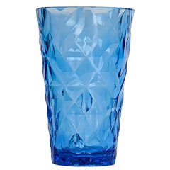 Rubikap EX.PT300 Exclusive Prizma Bardak, Polikarbon, 300 ml, Mavi
