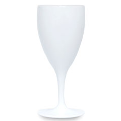 Rubikap PM.W23 Premium Şarap Bardağı, Polikarbon, 230 ml, Beyaz